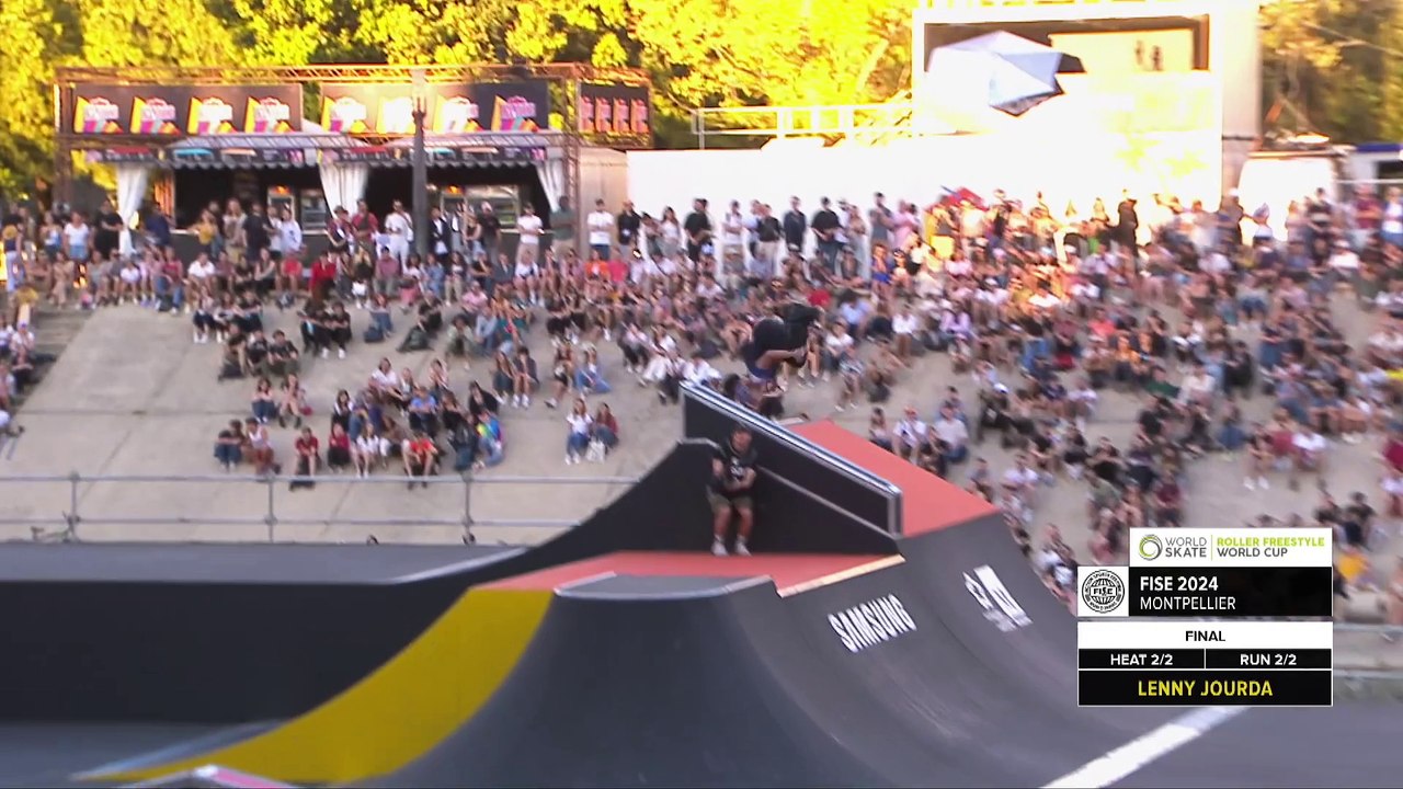 Lenny Jourda - 3rd Place World Skate Roller Freestyle Park World Cup 2024 #FISEMontpellier 2024