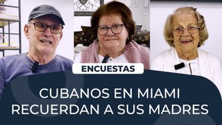 Cubanos en Miami recuerdan a sus madres