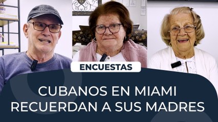Cubanos en Miami recuerdan a sus madres