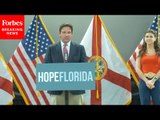 Florida Gov. Ron DeSantis And Casey DeSantis Present Hope Florida Fund Awards