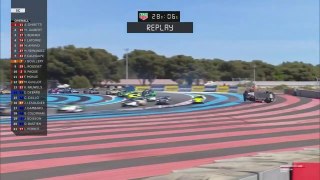 Porsche Carrera Cup France 2024 Paul Ricard Race 1 Start Perrot Flips