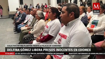 Delfina Gómez libera a presos inocentes en el Estado de México