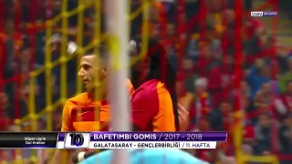 Gol Kralı Bafetimbi Gomis (2017-2018) _ Tüm Goller _ Trendyol Süper Lig