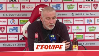 Roy : « Un mélange de déception et de fierté » - Foot - L1 - Brest