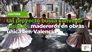 Un proyecto busca convertir residuos madereros en obras únicas en Valencia