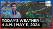 Today's Weather, 4 A.M. | May 11, 2024