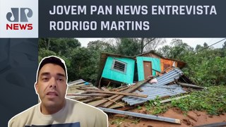Morador de Porto Alegre relata temor com retorno de temporais no RS