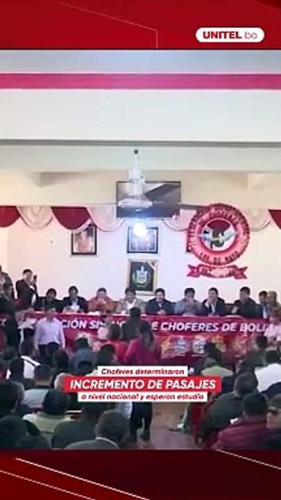 Choferes definen en su ampliado incrementar pasajes del transporte urbano, el monto estará sujeto a un estudio