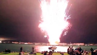 Fireworks show where a computer glitch caused the entire 18 minute show to go off in 25 seconds