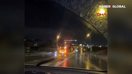 Maltepe'de İETT otobüsü yolun karşı tarafına geçti! O anlar kamerada 