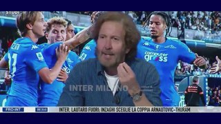 Frosinone-Inter 0-5 * Bargiggia: È tornata l'Inter dopo due settimane di festa con poco allenamento.