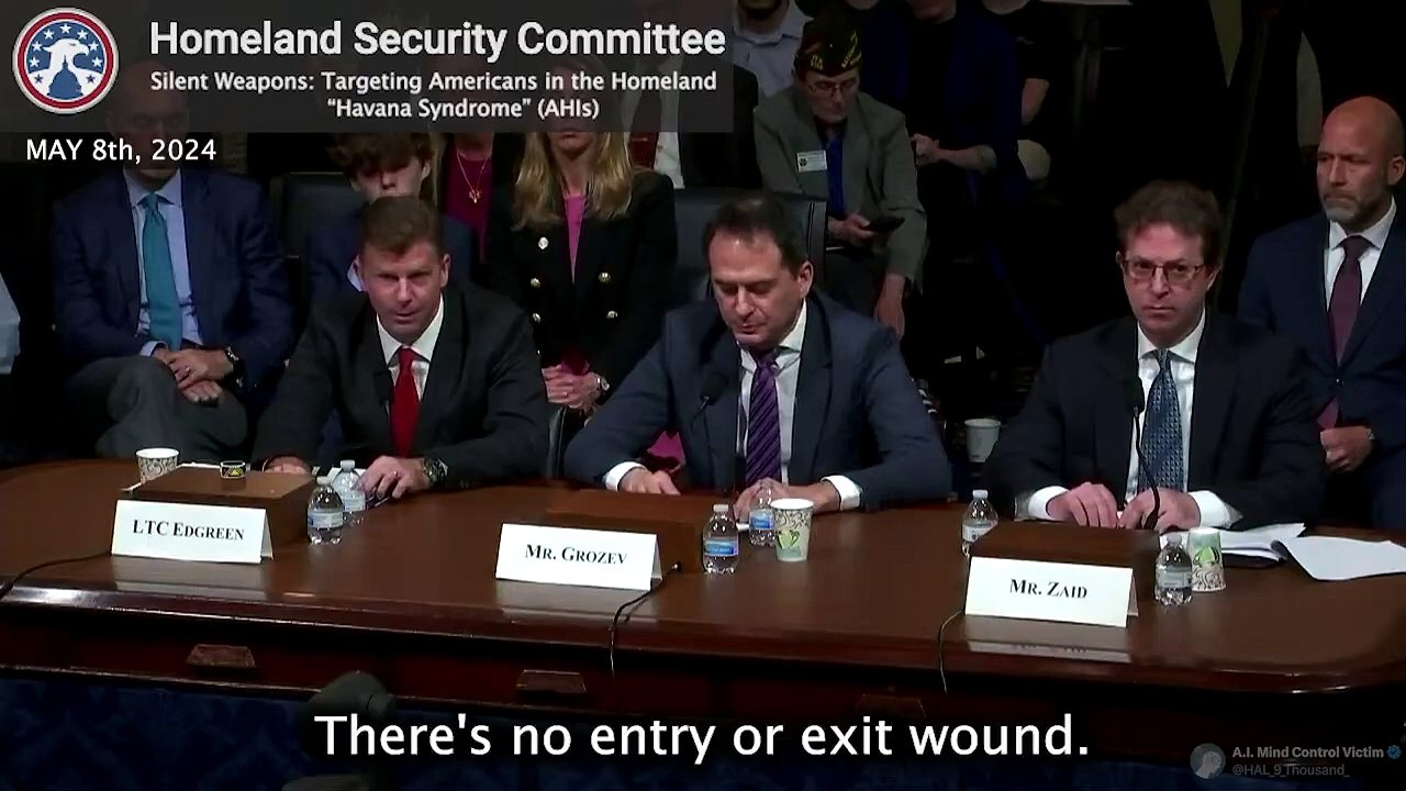 Homeland Security Hearing: CIA use covert weapon to target Americans. Causing Havana Syndrome. May 8th, 2024.