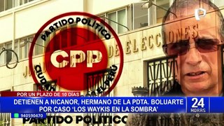 PANORAMA: Nicanor Boluarte habría traficado influencias para tener acceso a presupuestos estatales