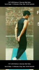 ❌ BUTT KICKS ✔️ Which exercise is most effective for FAT LOSS at Home? #heermlgangaputra #naturalbodybuilding