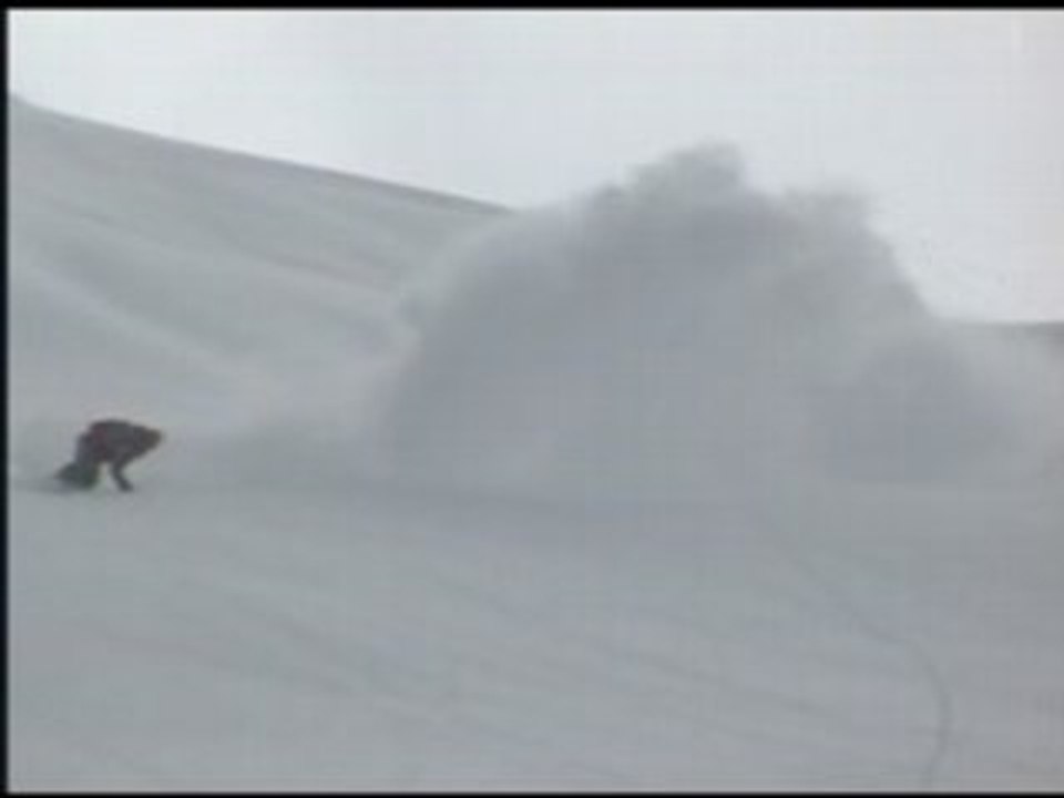 Snowboard Powder Action
