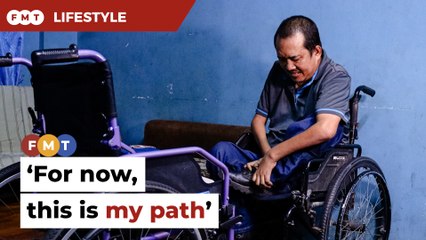 Despite disability, Mohd Nor Dini paves his own way forward