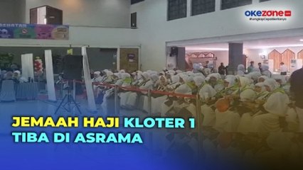 Download Video: Tiba di Asrama Haji Pondok Gede, Jemaah Haji Kloter 1 Transit sebelum Terbang ke Tanah Suci