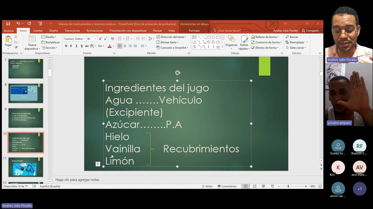 Reunión Promoción y venta de productos Farmacéuticos de Venta libre OTC-2024-05-10