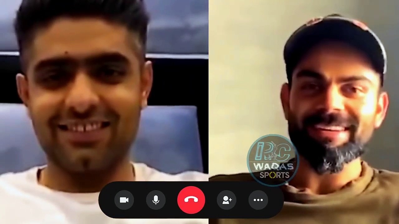 Babar call virat Kohli
