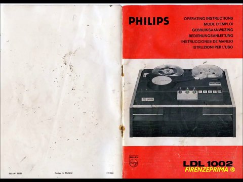 Philips LDL 1002 operating instruction 1969
