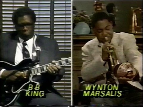 B.B.キングとウィントン・マルサリス インタビュー 演奏 音楽, B.B. King and Wynton Marsalis, music jazz