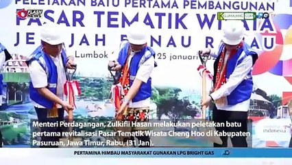 Peletakan Batu Pertama Pasar Wisata Cheng Hoo Pasuruan.