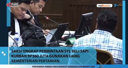 SAKSI SEBUT SYL MINTA BELI SAPI KURBAN SENILAI RP360 JUTA DENGAN UANG KEMENTAN