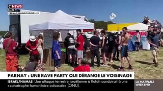 Malgré l'interdiction, des milliers de personnes sont réunies à Parnay pour une Rave-Party illégale que personne n'a pu empêcher, alors que policiers et gendarmes ont été déployés
