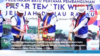PELETAKAN BATU PERTAMA PASAR WISATA CHENG HOO PASURUAN, JAWA TIMUR