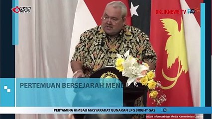 PERTEMUAN BERSEJARAH MENLU RI DAN MENLU PAPUA NUGINI PADA PERTEMUAN JMC DI JAYAPURA