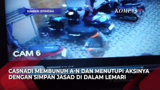 Rekaman CCTV Pelaku di Pembunuhan Wanita dalam Lemari