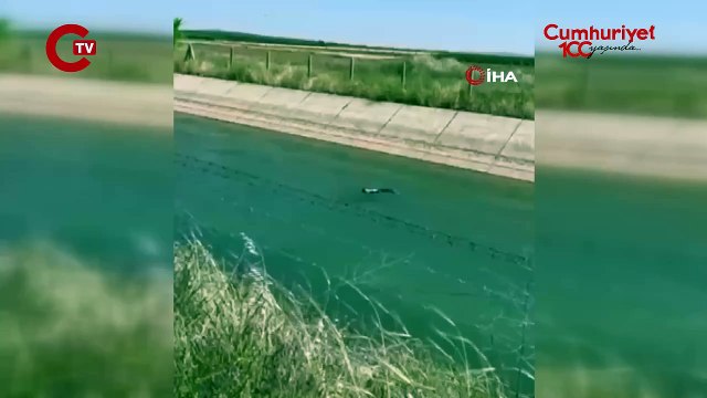 Akıntıya kapılan çocuk son anda kurtarıldı