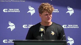 J.J. McCarthy on the value of the pre-draft work the Vikings did with him