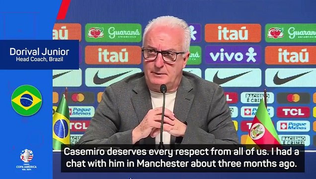 Dorival Junior says door not closed on Casemiro despite Copa America exclusion