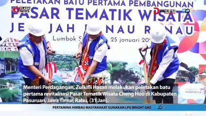 Peletakan Batu Pertama Pasar Wisata Cheng Hoo Pasuruan Jawa Timur