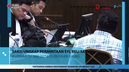 Saksi Ungkap Permintaan SYL Beli Sapi 360 Juta Gunakan Uang Kementerian Pertanian