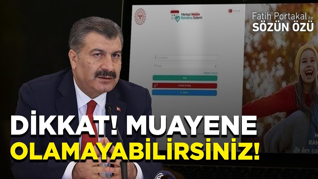 DİKKAT MUAYENE OLAMAYABİLİRSİNİZ! SAĞLIKTA RANDEVU SİSTEMİ DEĞİŞİYOR! NE NASIL OLACAK?