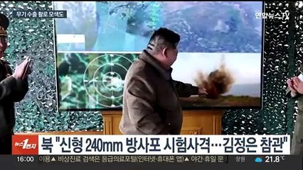 북 "신형 240mm 방사포 올해 배치"…수도권 겨냥