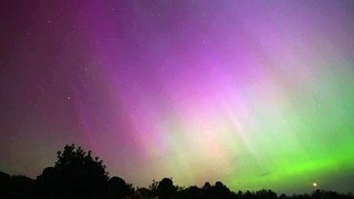 Northern lights in Ditton Priors