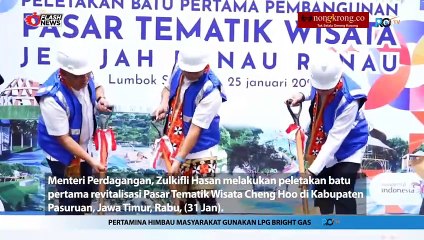 Menteri Perdagangan Resmikan Pasar Tematik di Kawasan Wisata Cheng Ho di Pasuruan