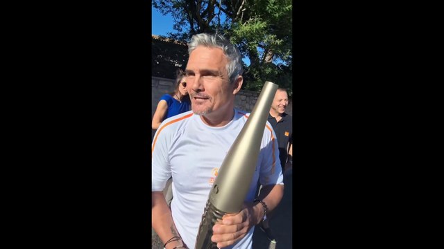 Cyclisme - Paris 2024 - Richard Virenque a porté la flamme olympique : Un honneur et plein d'émotions