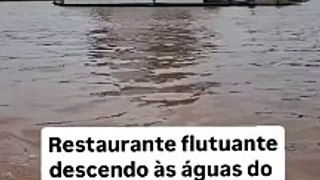 Restaurante flutuante de Porto Mauá é encontrado a 30 Km, no rio Uruguai