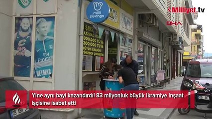 Yine aynı bayi kazandırdı! 83 milyonluk büyük ikramiye inşaat işçisine isabet etti