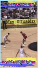 Iverson on his Rookie Season  #AI #iverson #nbahighlights #IversonHighlights