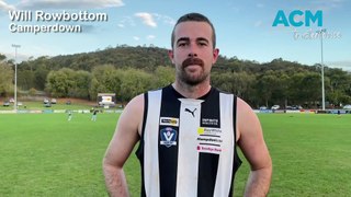 Football: Camperdown's Will Rowbottom after 100th HFNL game