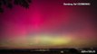 Le aurore boreali nei cieli del Nord Europa durante la tempesta solare