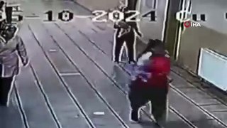 Okulda şiddet kamerada: Müdür yardımcısına böyle saldırdı