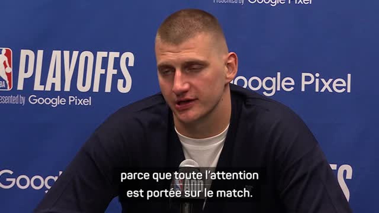 Nuggets - Jokić a “un peu célébré” son titre MVP même si le focus est sur le match
