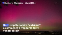 Une tempête solaire 