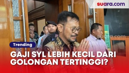 Menteri Palak Anak Buah, Gaji SYL Lebih Kecil dari Pejabat Kementan Golongan Tertinggi?